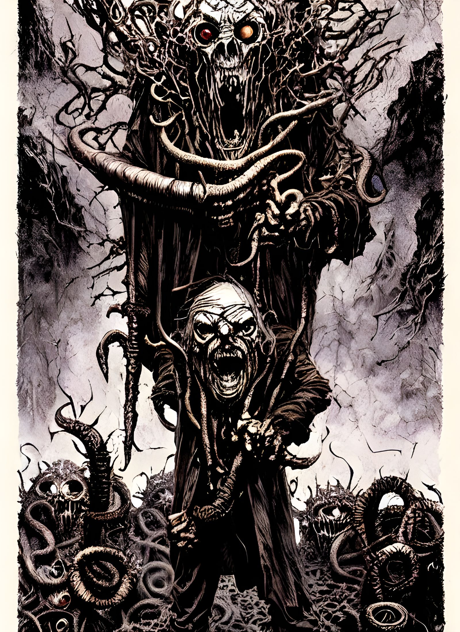 Chibi Cultist of the Elder Gods: Cartoon Horror