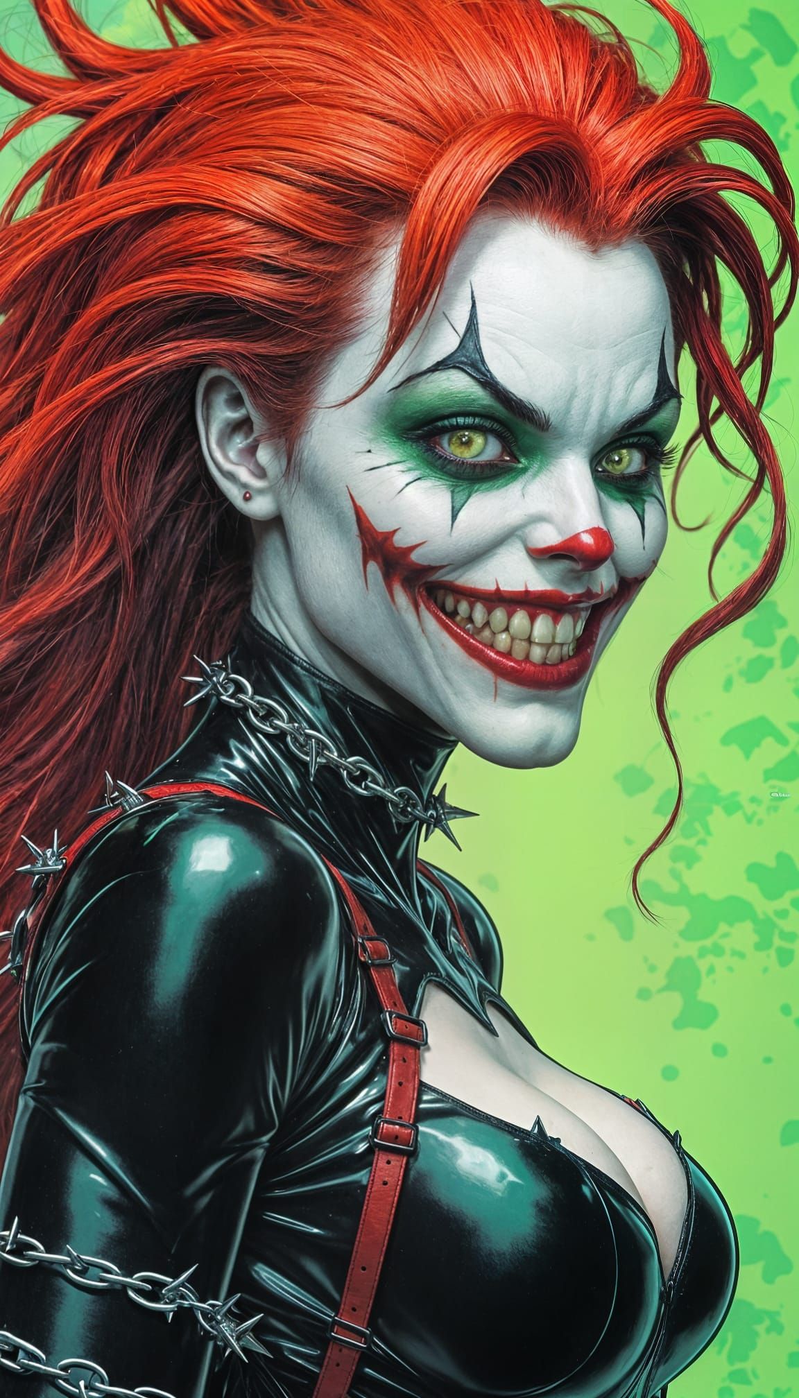 Batwoman Infected: Joker Toxin Transformation