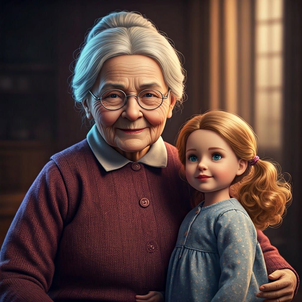 Hi-Tech Grandmother Doll for Intergenerational Communication