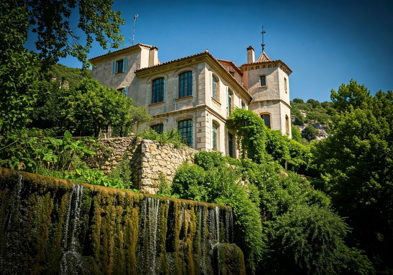 Rustic Art Nouveau Dream House in Ardeche