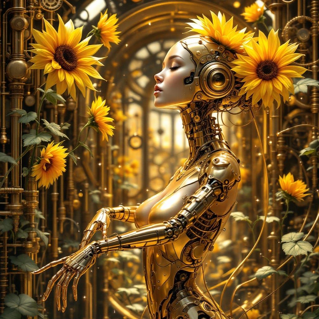 Steampunk Goddess of Timeless Elegance