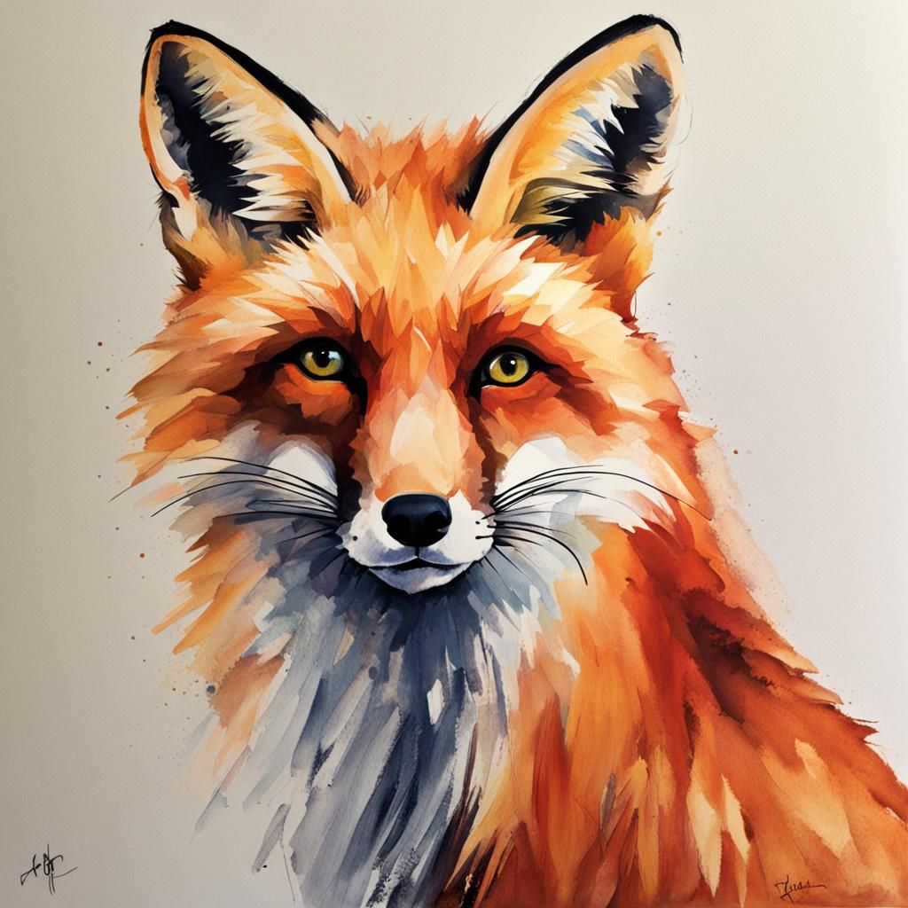 Fox Image Generated by AI