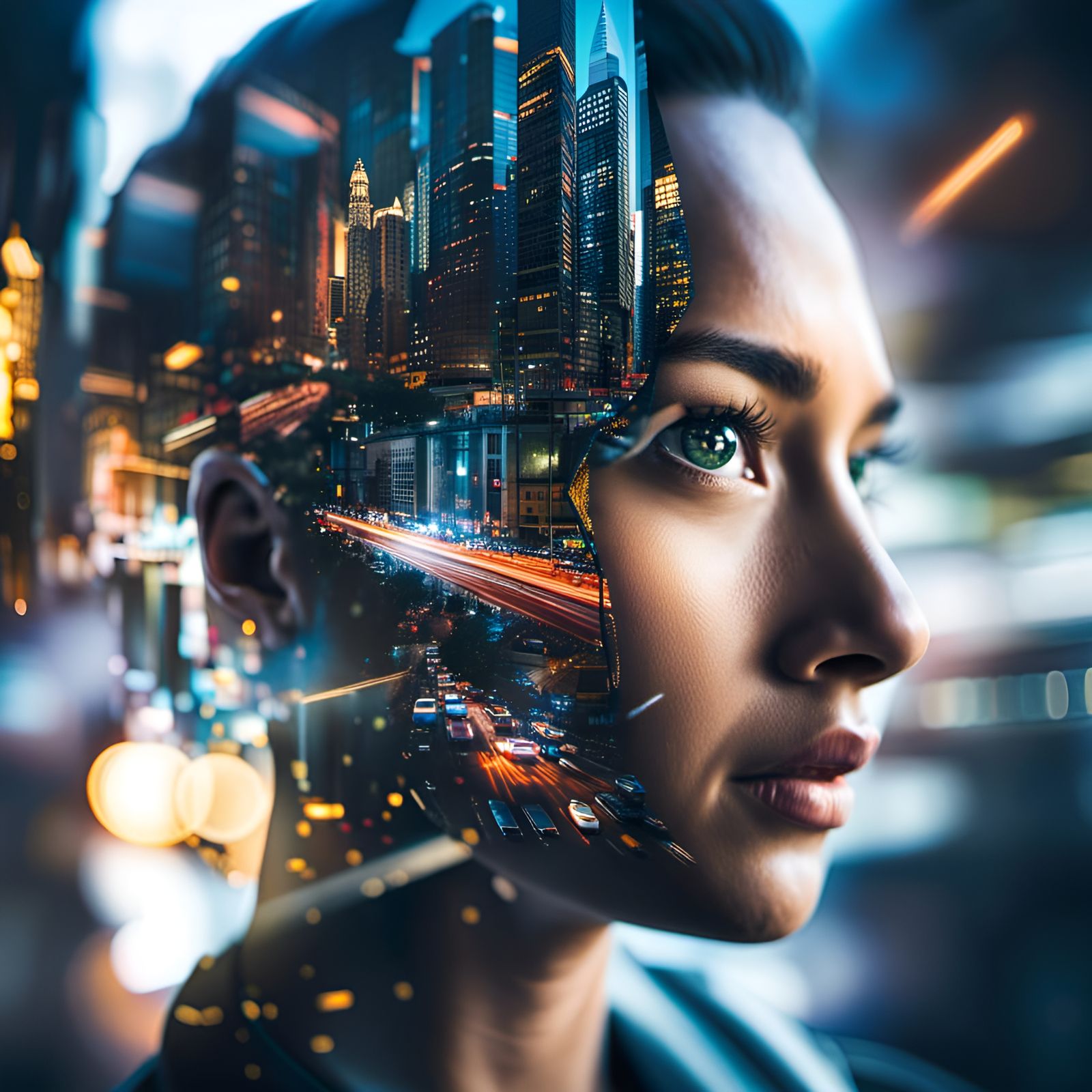 Paradigm Shift Portrait in Hyperrealism