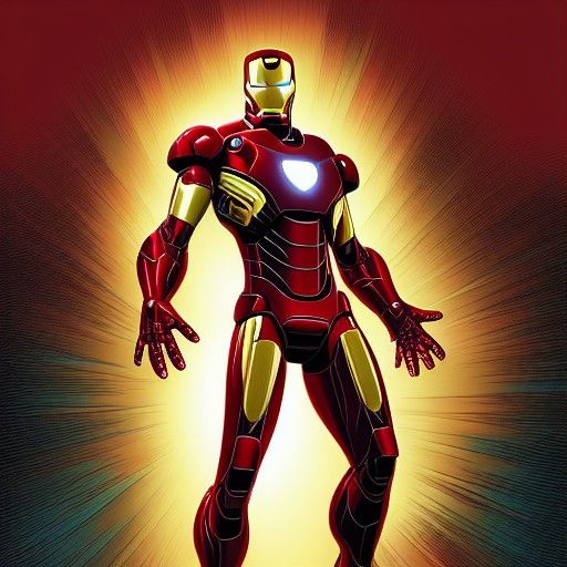 Iron Man Comic Book Art by Brooks and Mumford