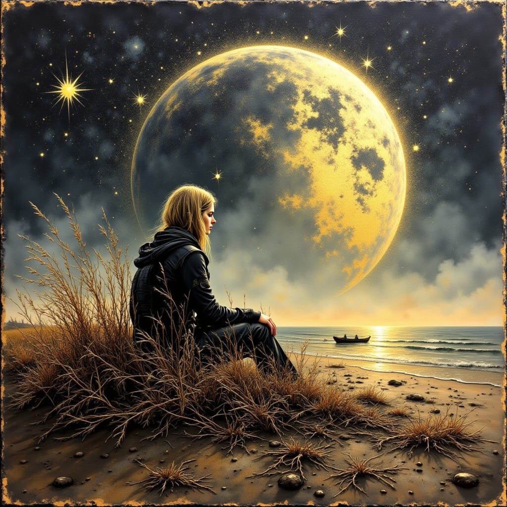 Drifting with the moon