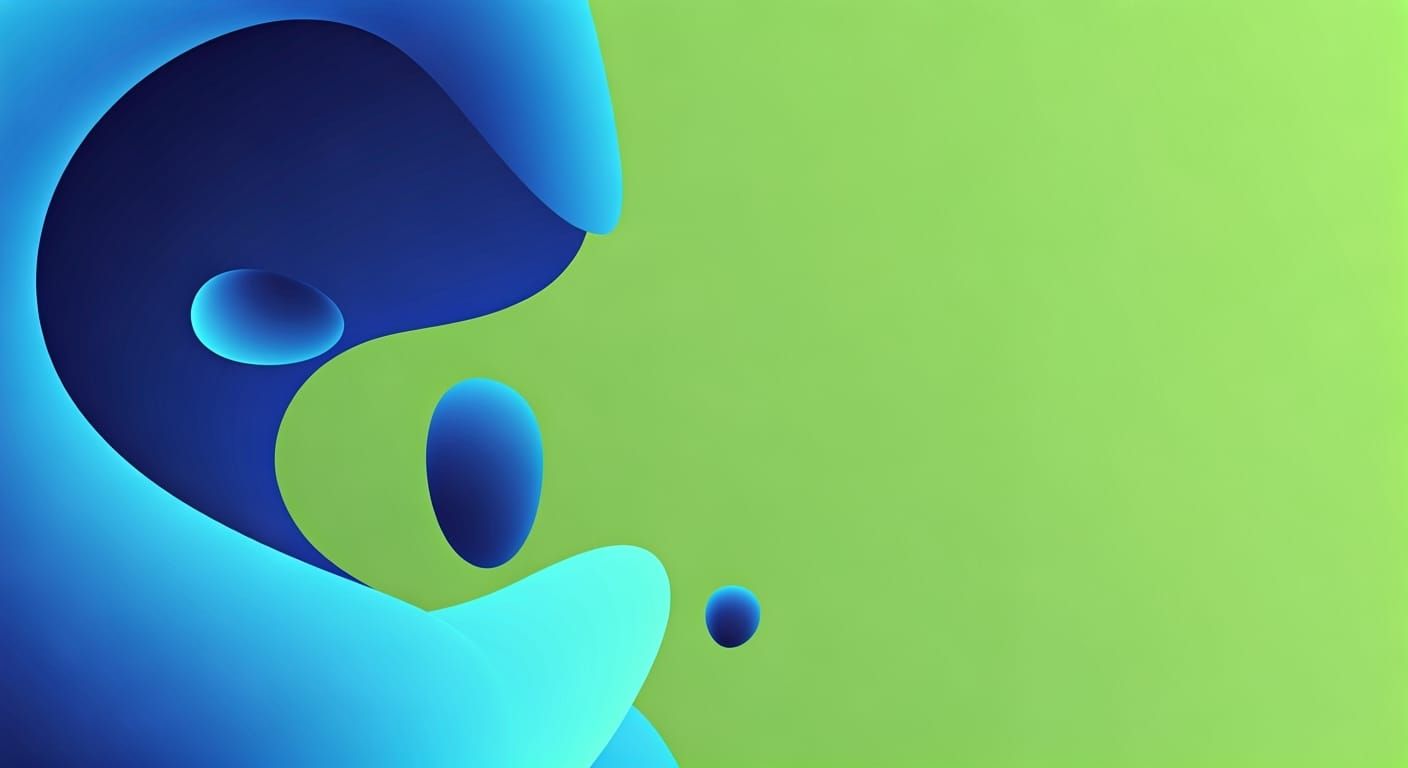 Vibrant Futuristic Shapes with Smooth Gradients