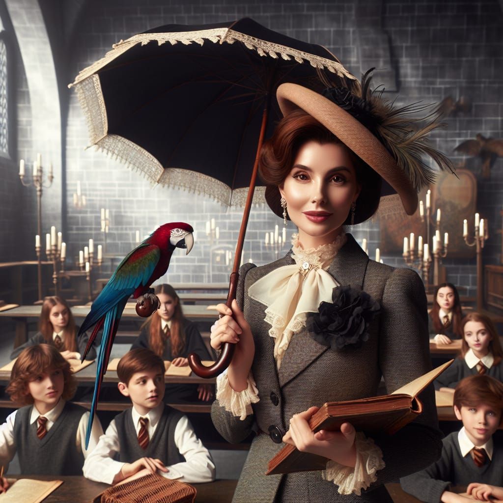 Edwardian Teacher at Hogwarts