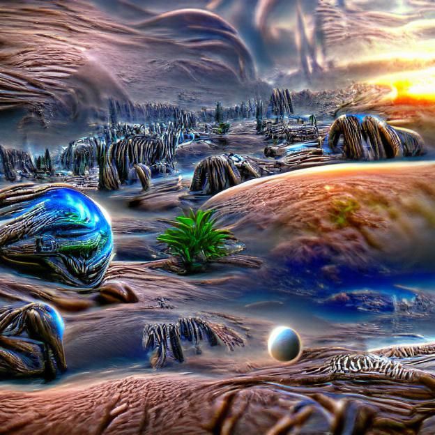 Alien Planet in 8K HDR Resolution