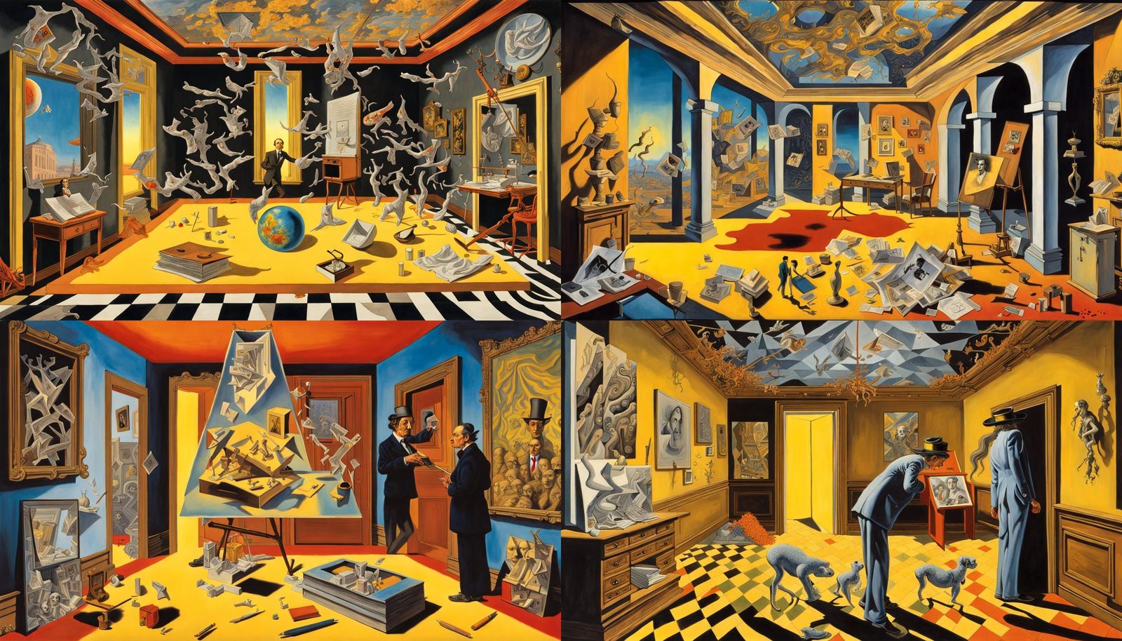 Surreal Architecture Inspired by Dreams and Geometry