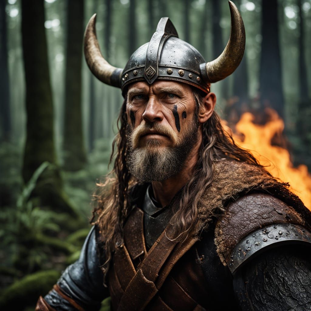 Ancient Warriors Unite in Epic Fantasy Portrait