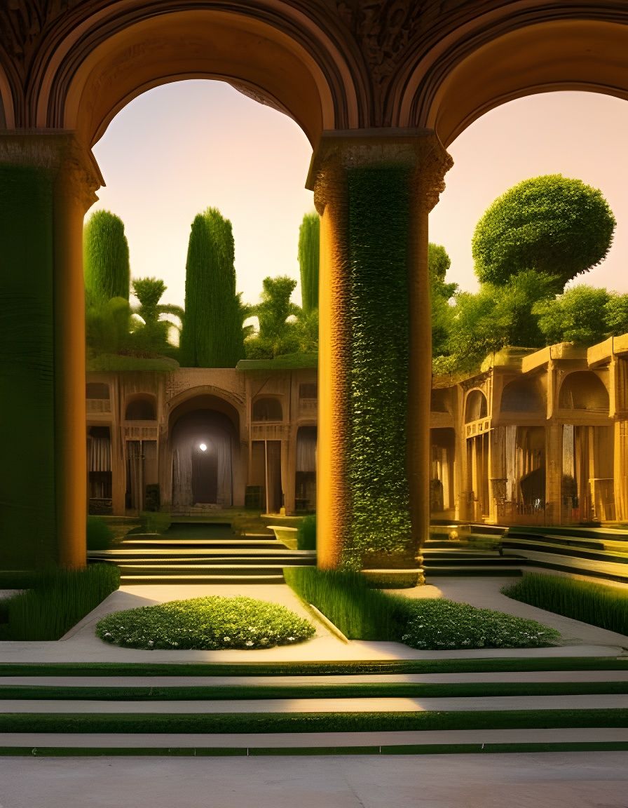Semiramis' Gardens of Babylon