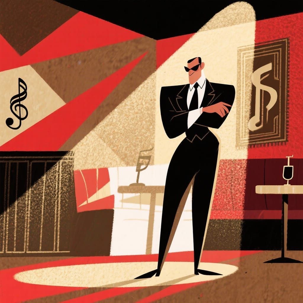 Spectre in 1950s Retro Cartoon Style