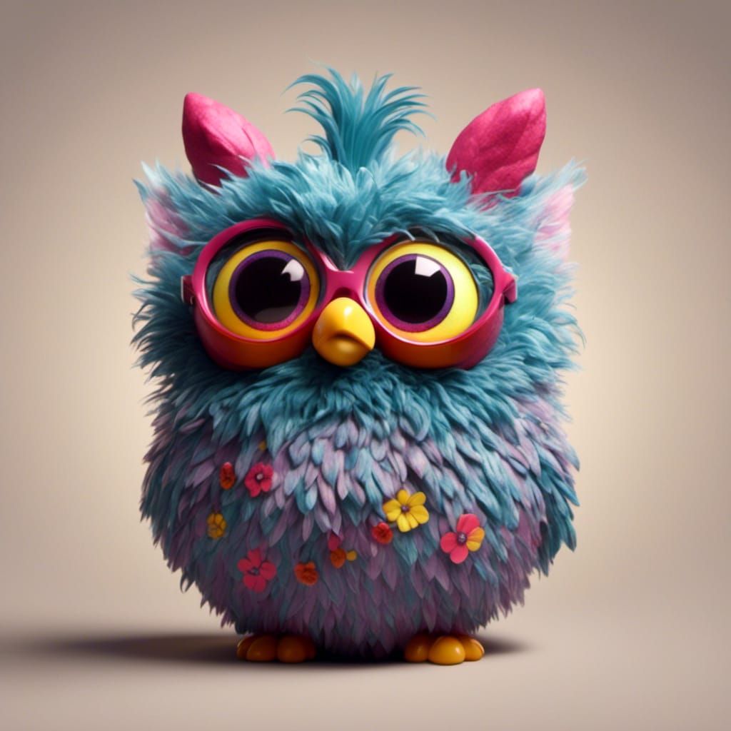 Stylized Furby Model Image