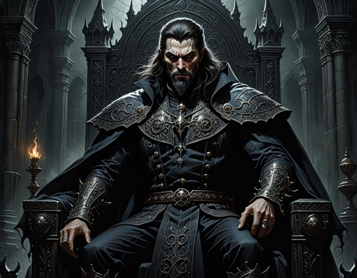 Gothic Dark Lord Castlevania Dracula Portrait