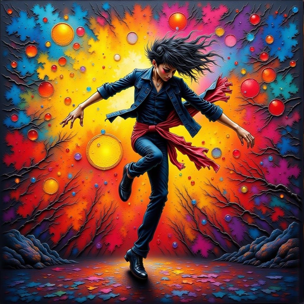 Dynamic Dance Action in Fluid Motion