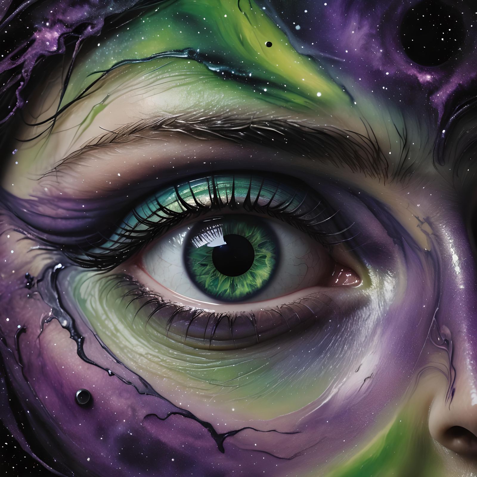 Abstract Black Hole Eye