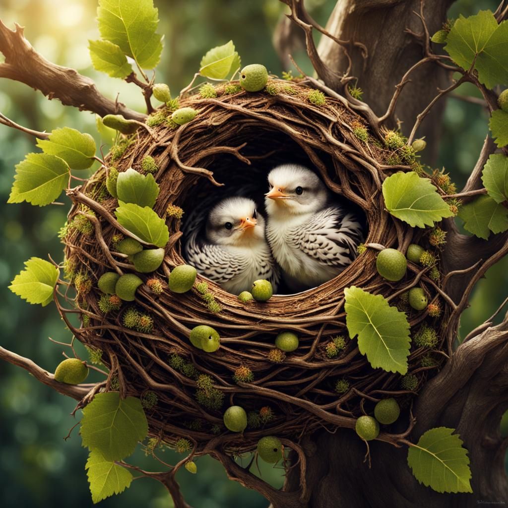 Birds in the nest