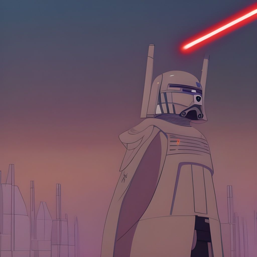 Star Wars in Studio Ghibli Samurai Anime Style