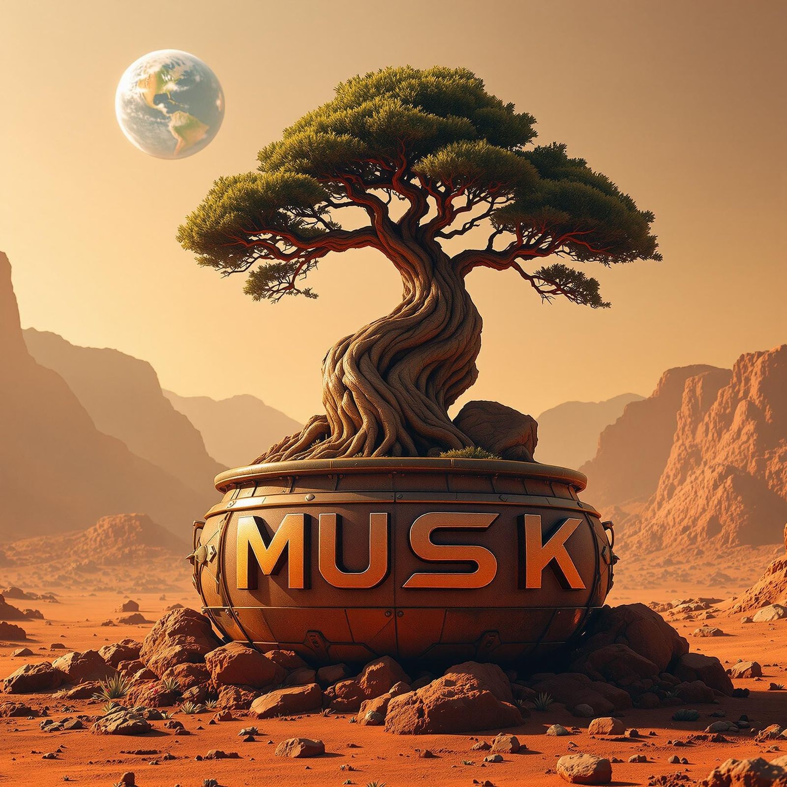 Ancient Bonsai Tree Stands Sentinel on Mars
