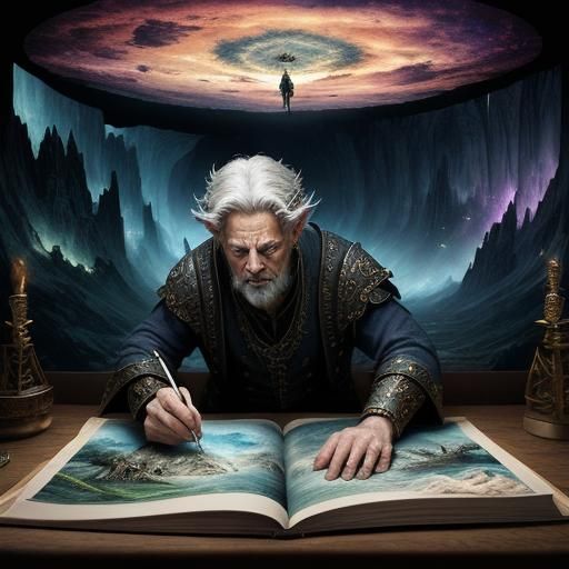 Magical Fantasy World Pop-Up Book Creation