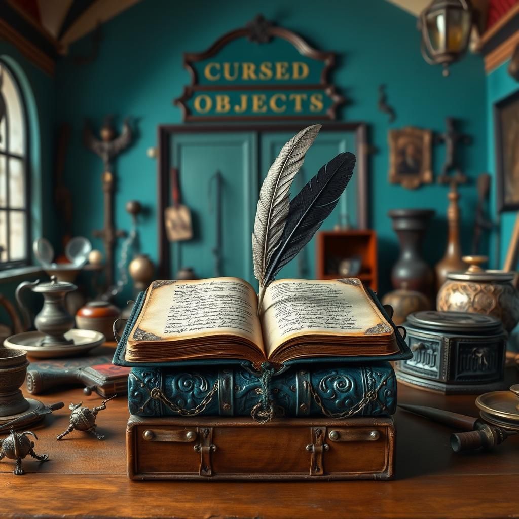 Cursed Objects: Diary with Floating Quill