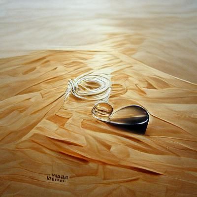 Hyperrealistic Heart in Minimalist Style