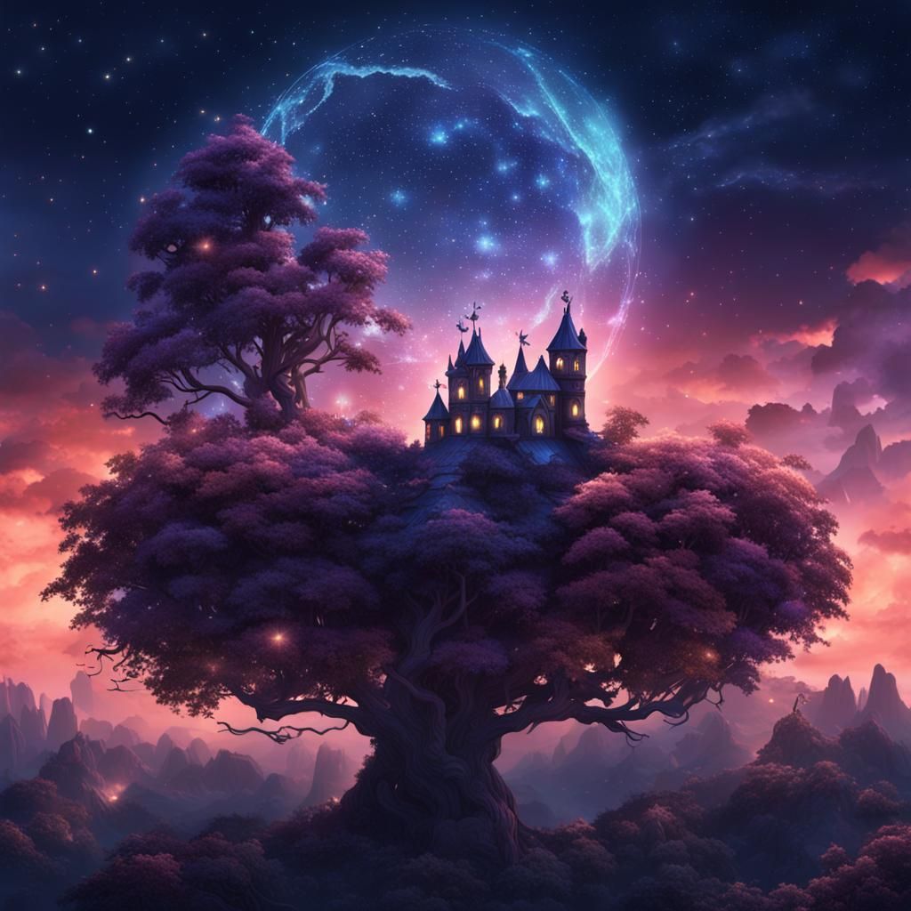 Love in the Night Sky: Fantasy Concept Art