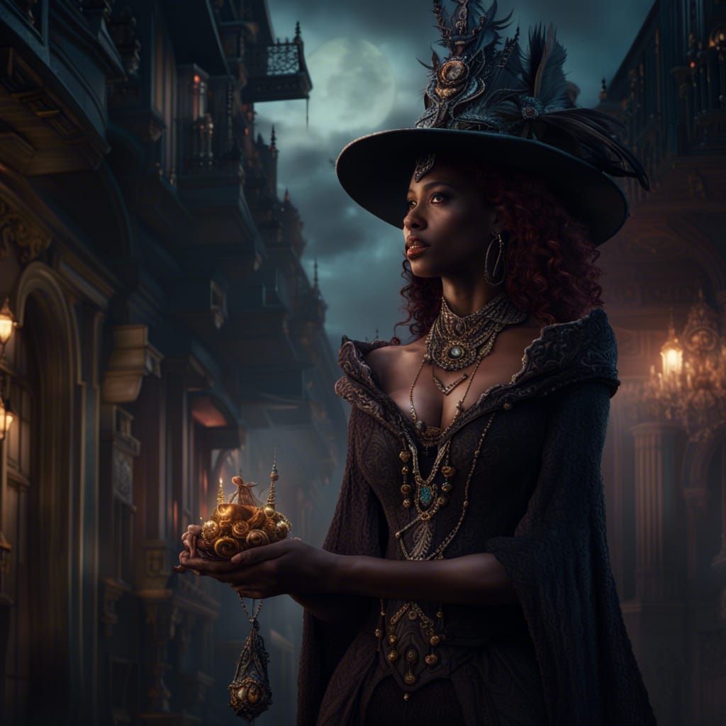 Witch Queen of New Orleans: Digital Matte Painting