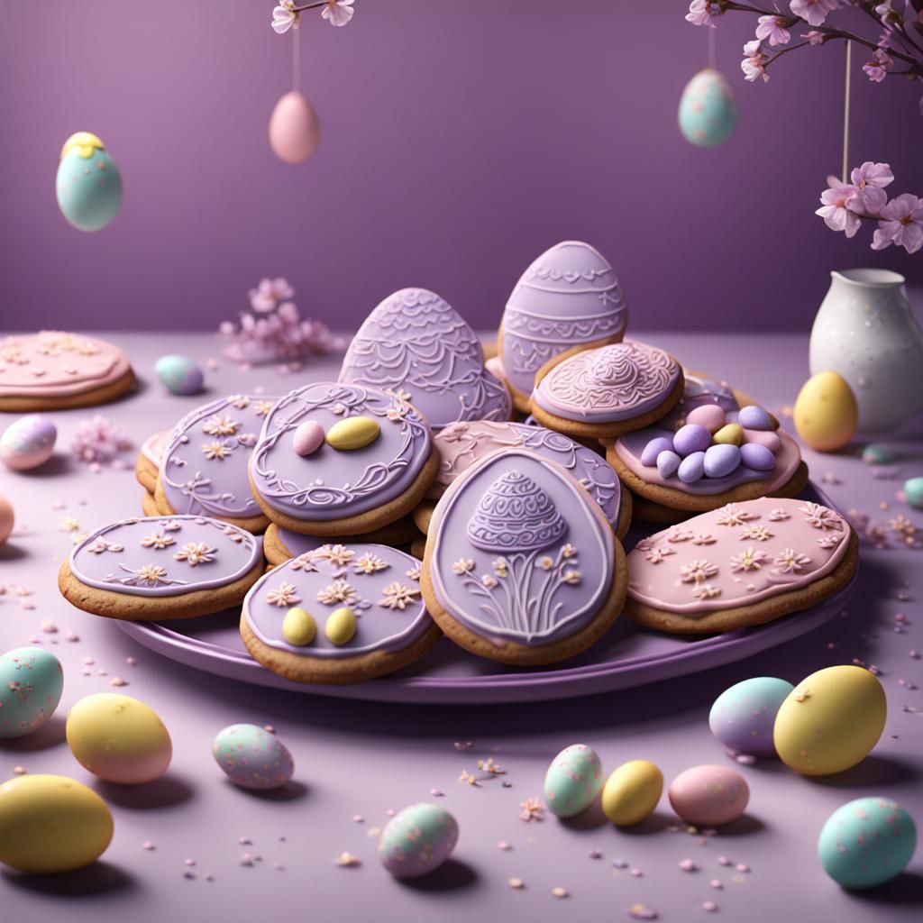 Easter themed cookies