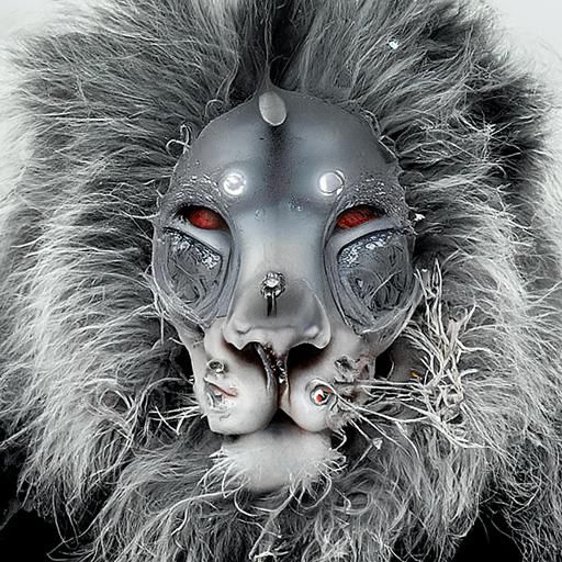 Nightmarish Solar-Punk Creature in Surreal Photorealism