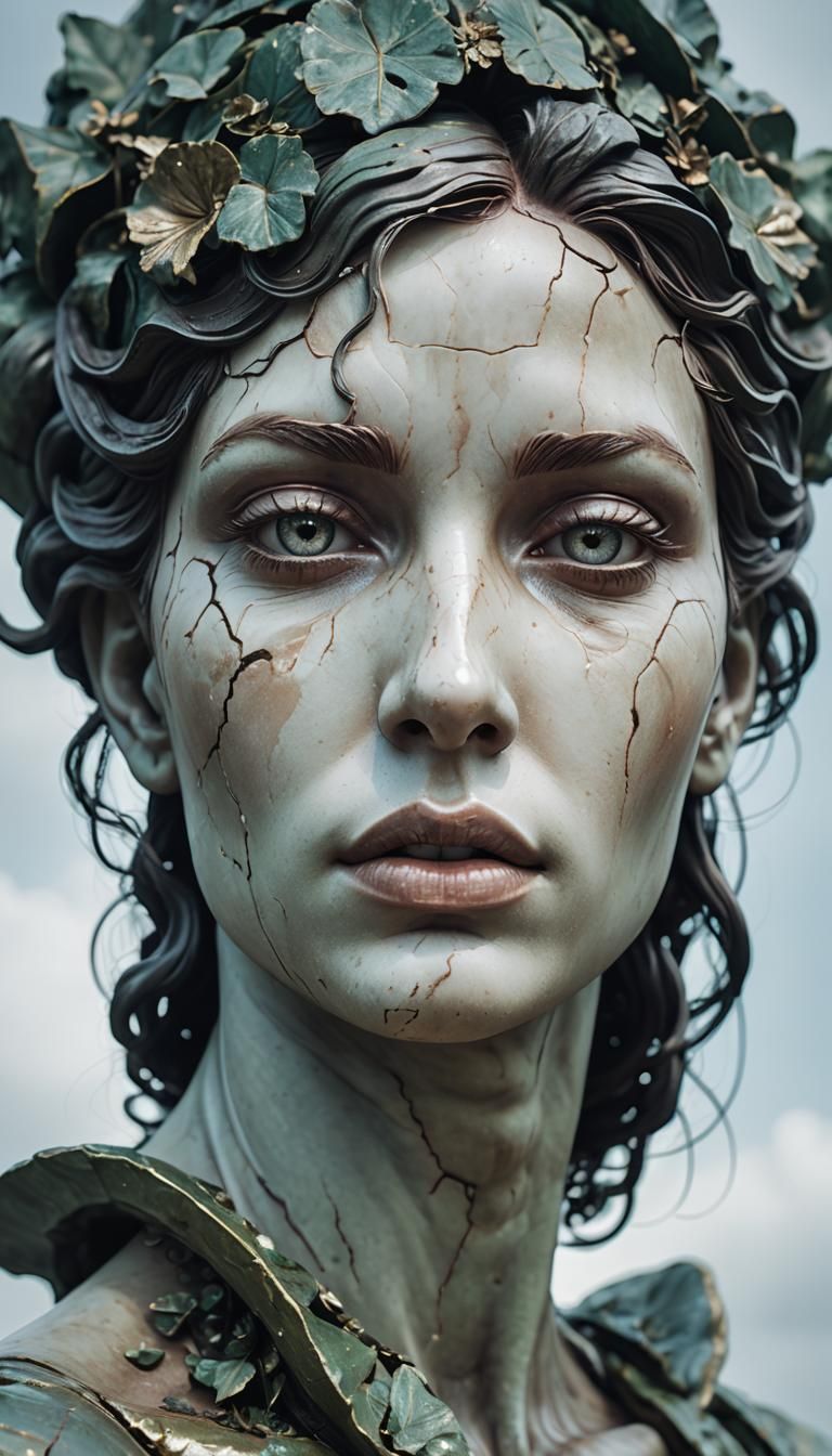 Venus Statue in Dystopian Photo-Surrealism