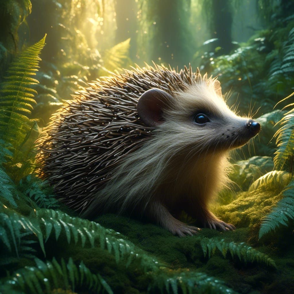 Hedgehog in the Ferns