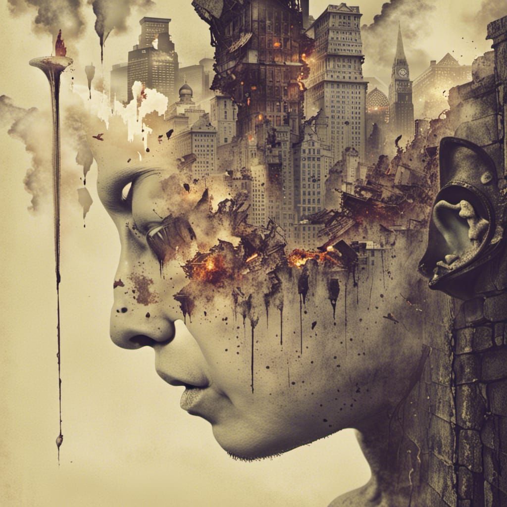 We can watch the world devoured in its pain