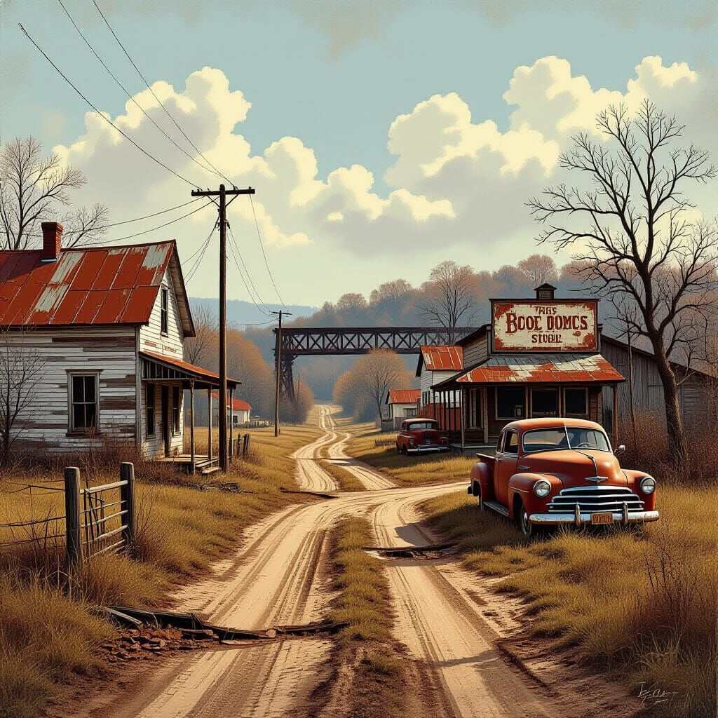 Van Lear, Kentucky: Rustic Americana Scene