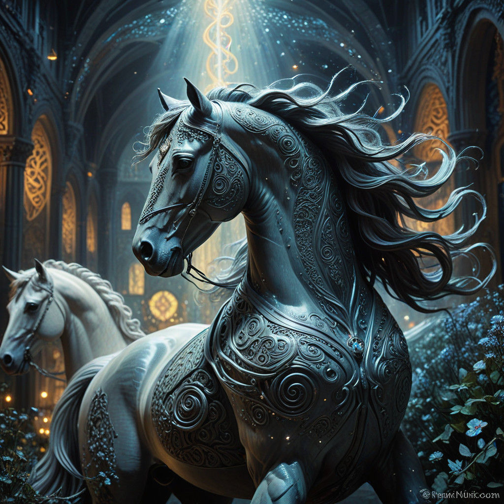 Epona Goddess Rides with Power and Myth
