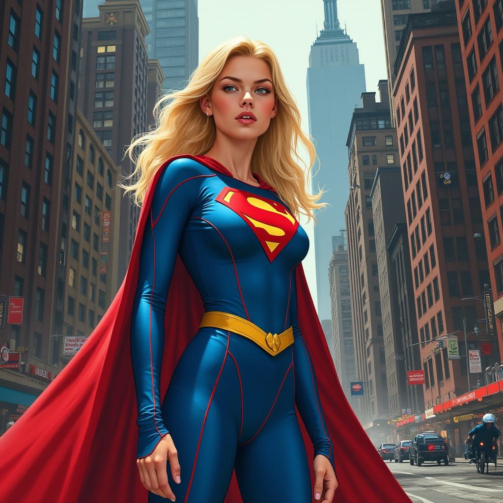 Sleek Supergirl Stands Tall in Gritty 1984 New York