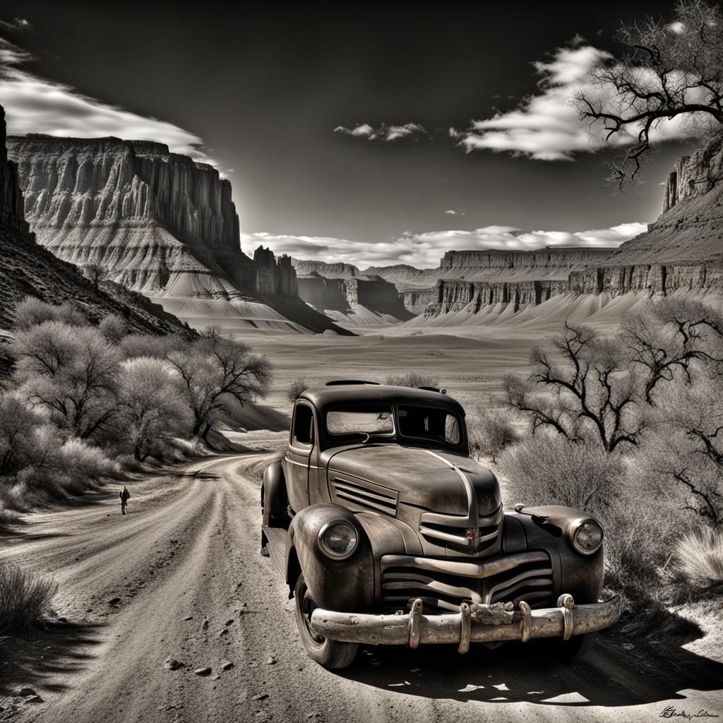 Desert Transformation: Rivers and Roads Emerge