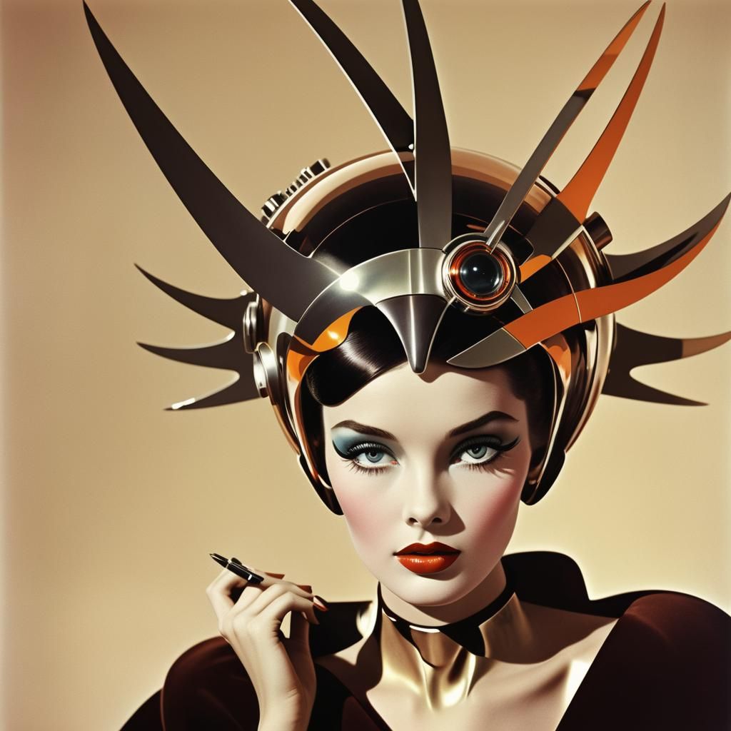 Glamorous Retrofuturism Visualized