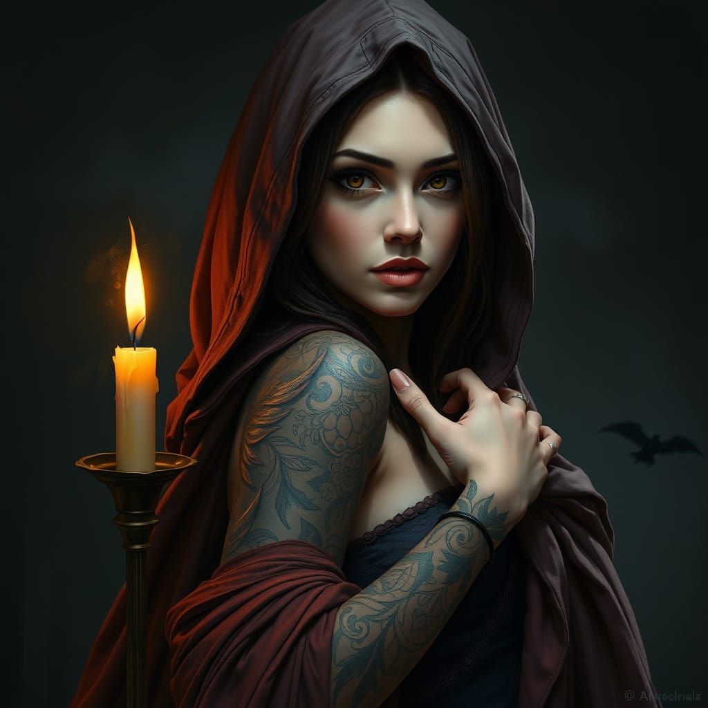 Ethereal Fantasy Portrait in High-End Concept Art Style