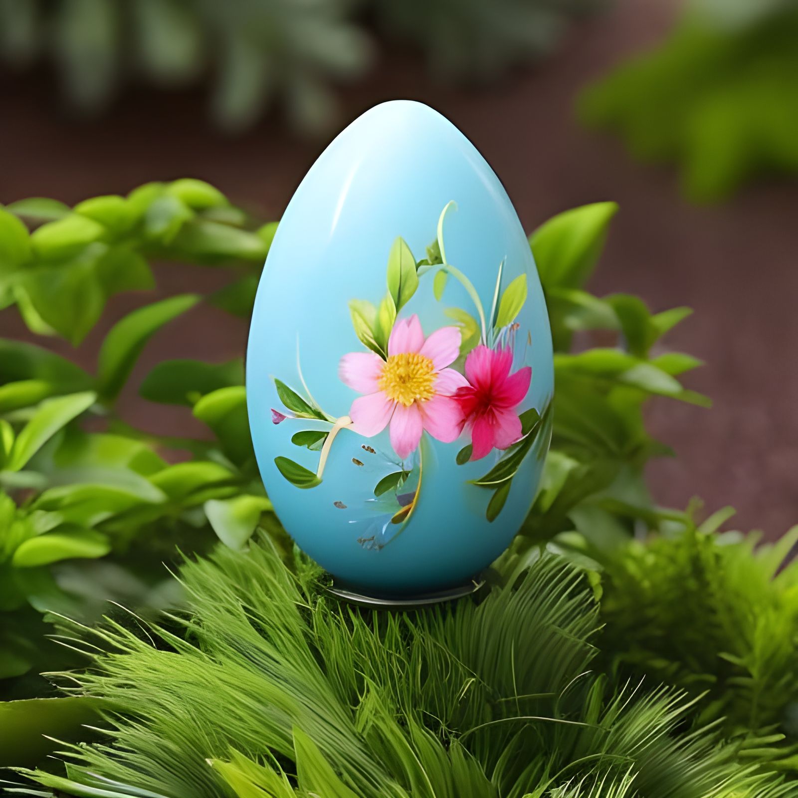 Fairycore Easter Egg and Lilies in 8-bit