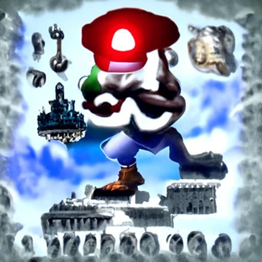 Mario Judah Enslaves the World: AI Concept