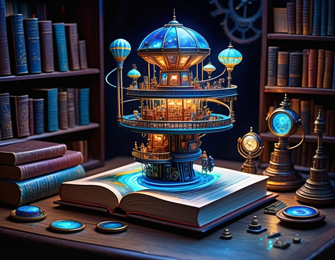 These new holographic books are amazing!