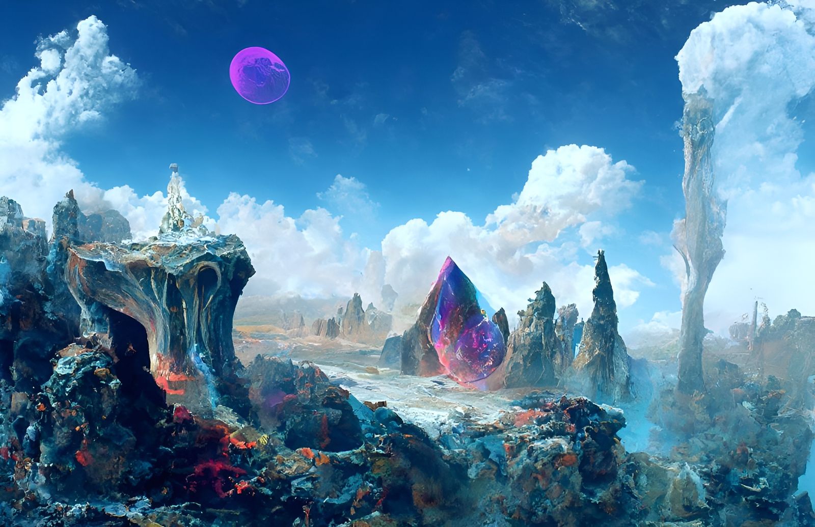 Magic Geode Portal to Alien Garden World