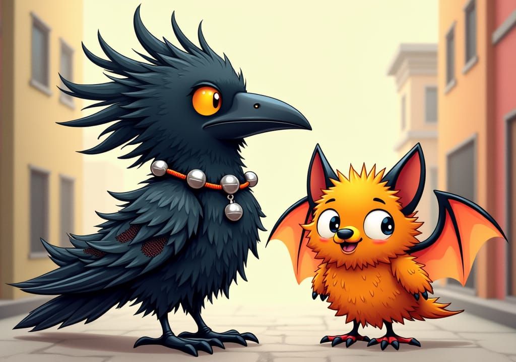 " ...do you like my bat costume?"