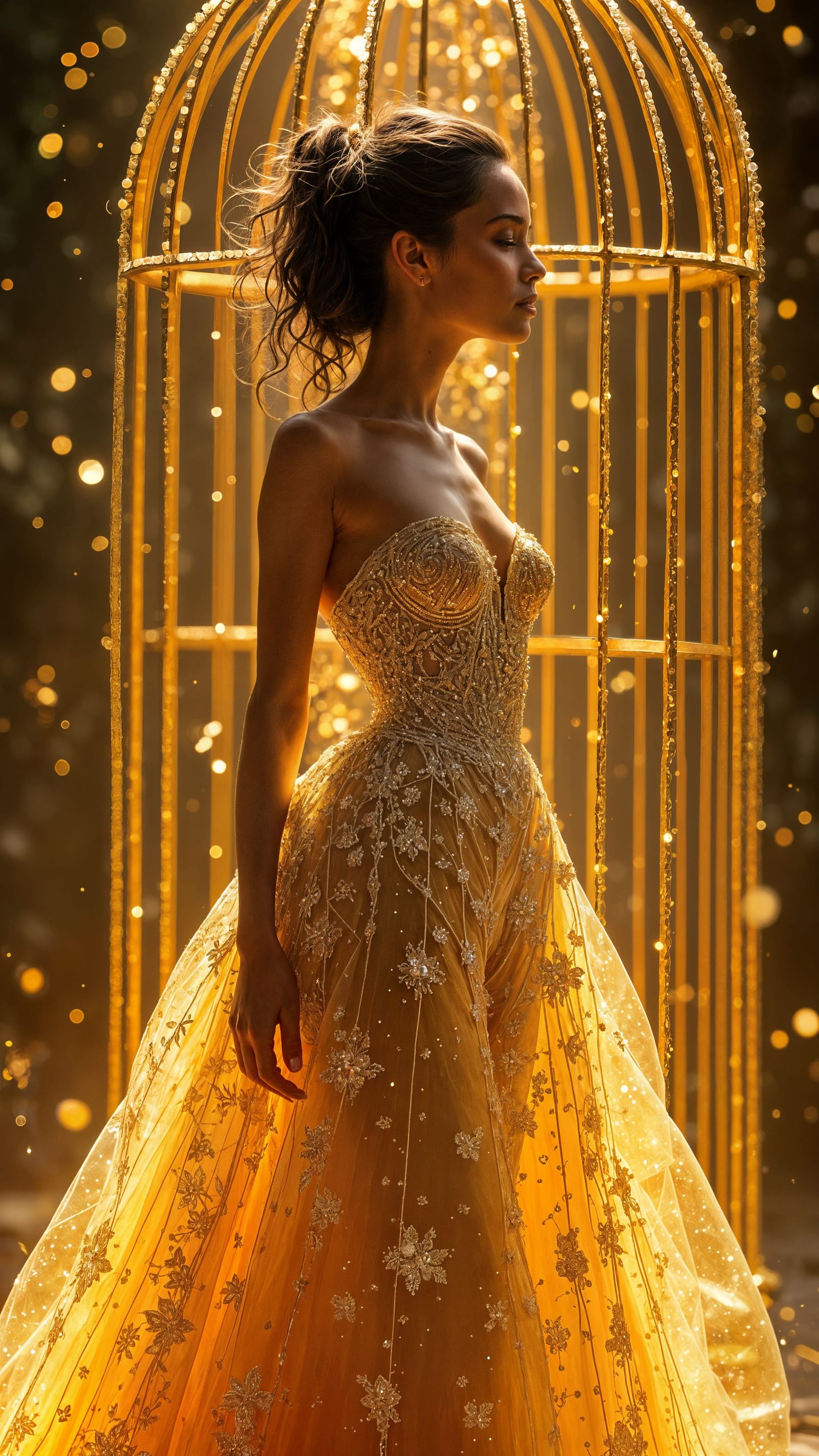 Elegant Fantasy Portrait in Hyper-Detailed Digital Painting ...