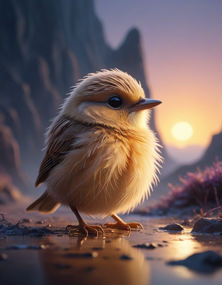 Mystical Baby Emerges from Liminal Mist in Hyper-Realistic S...