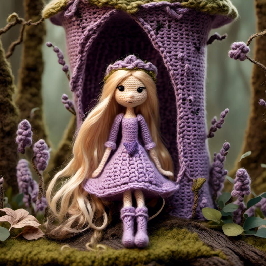 Rapunzel, crochet