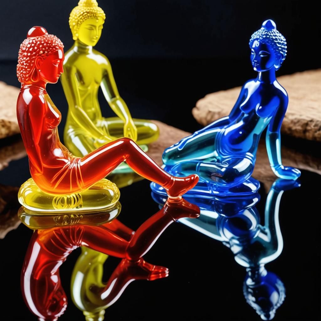 Kamasutra Glass Figurines: Delicate Art