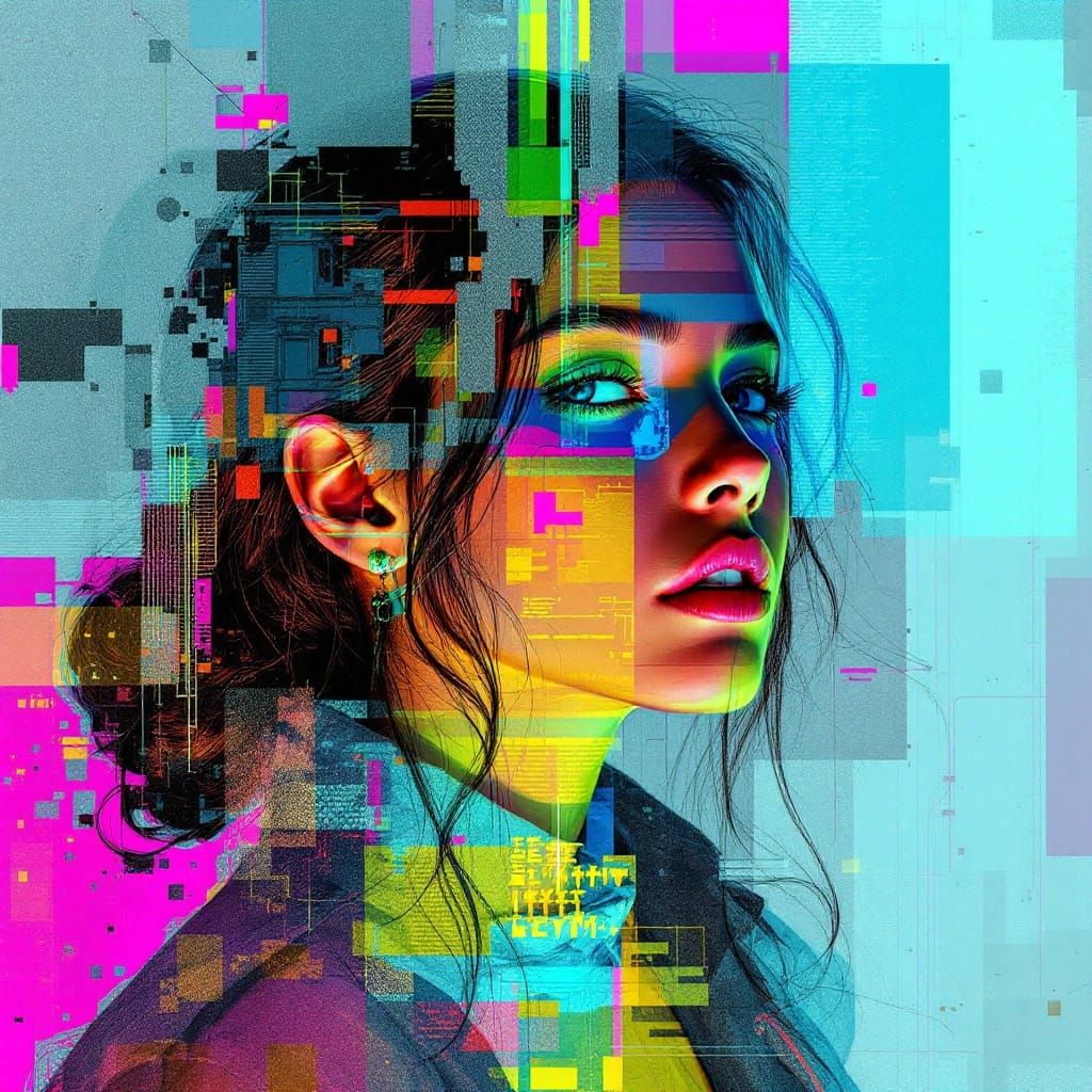 Techno Renaissance Rebellious Goddess Learns to Feel