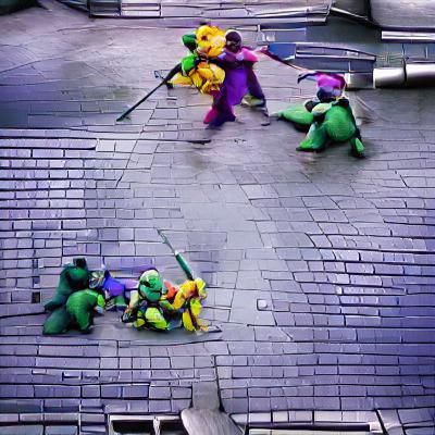 Teenage Mutant Ninja Turtles vs Teletubbies